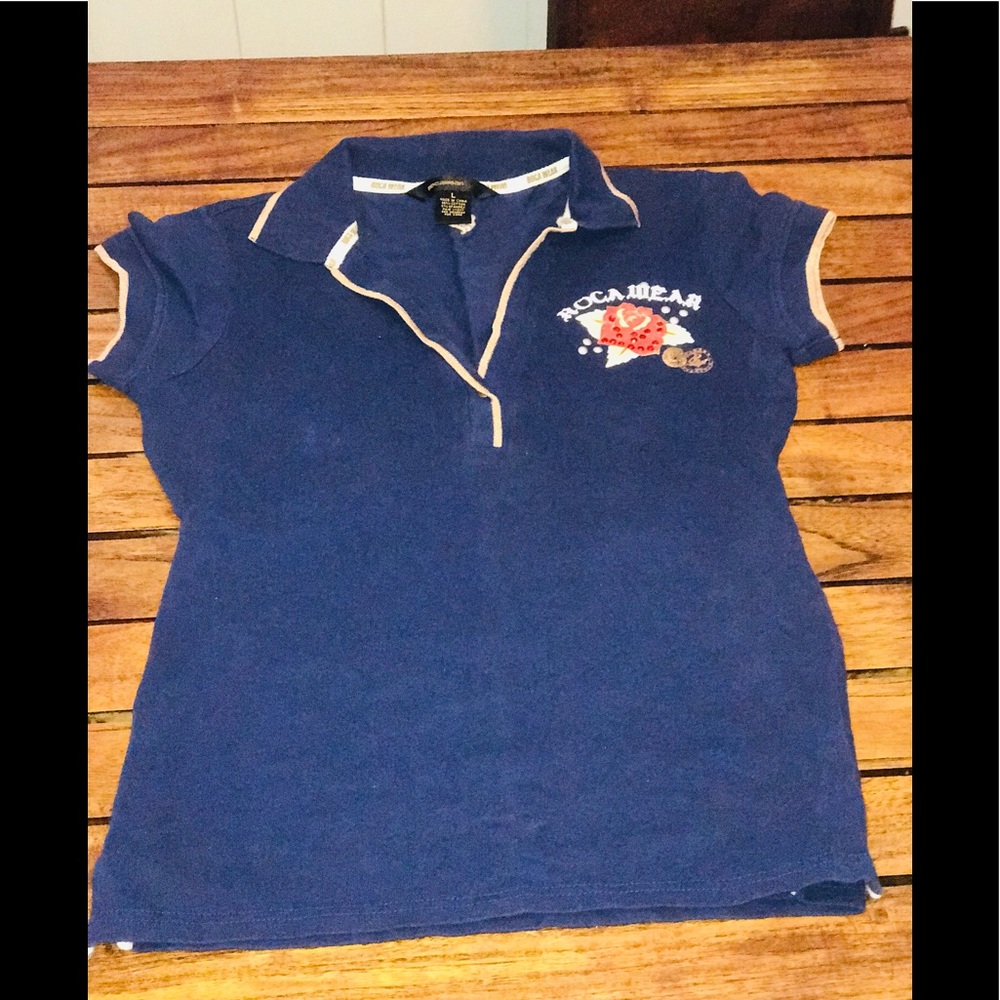 Roca wear ladies polo sz L, early 2000's